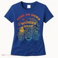 Come On Down To Wonder Wharf Prizes Fun Queezy Queen Food Women's T-Shirt thumb 0