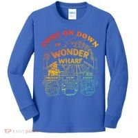 Come On Down To Wonder Wharf Prizes Fun Queezy Queen Food Kids Long Sleeve Shirt thumb 0