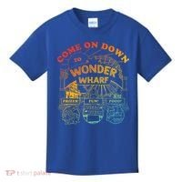 Come On Down To Wonder Wharf Prizes Fun Queezy Queen Food Kids T-Shirt thumb 0