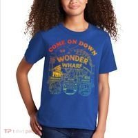 Come On Down To Wonder Wharf Prizes Fun Queezy Queen Food Kids T-Shirt thumb 2