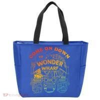 Come On Down To Wonder Wharf Prizes Fun Queezy Queen Food Tote Bag thumb 0