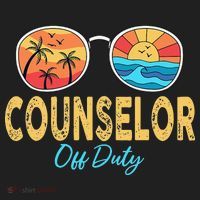 Counselor Off Duty Happy Last Day Of School Summer Women's Sweatshirt thumb 2