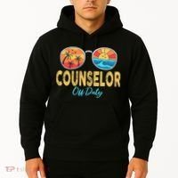 Counselor Off Duty Happy Last Day Of School Summer Hoodie thumb 2