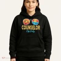 Counselor Off Duty Happy Last Day Of School Summer Hoodie thumb 5