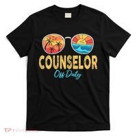 Counselor Off Duty Happy Last Day Of School Summer T-Shirt thumb 0