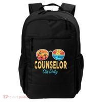 Counselor Off Duty Happy Last Day Of School Summer Backpack thumb 0