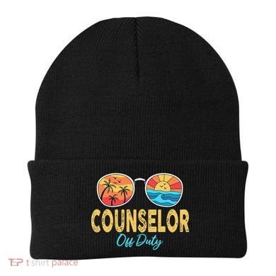 Counselor Off Duty Happy Last Day Of School Summer Beanie
