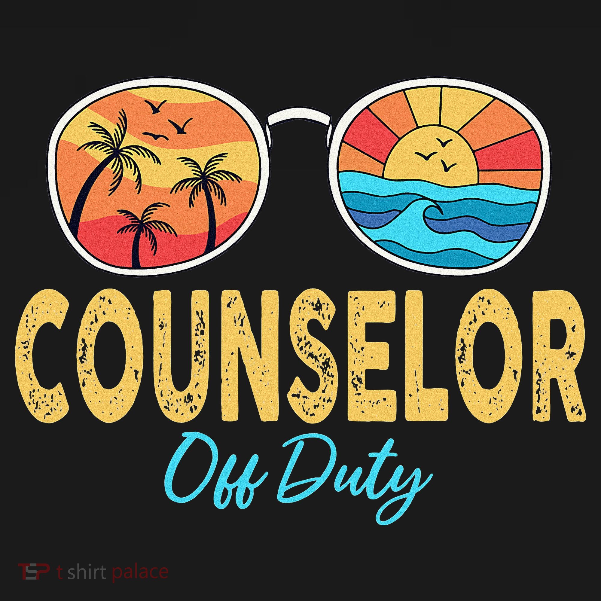 Counselor Off Duty Happy Last Day Of School Summer Coaster