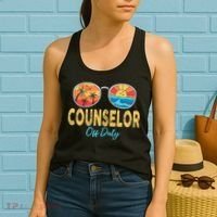Counselor Off Duty Happy Last Day Of School Summer Women's Tank Top thumb 2