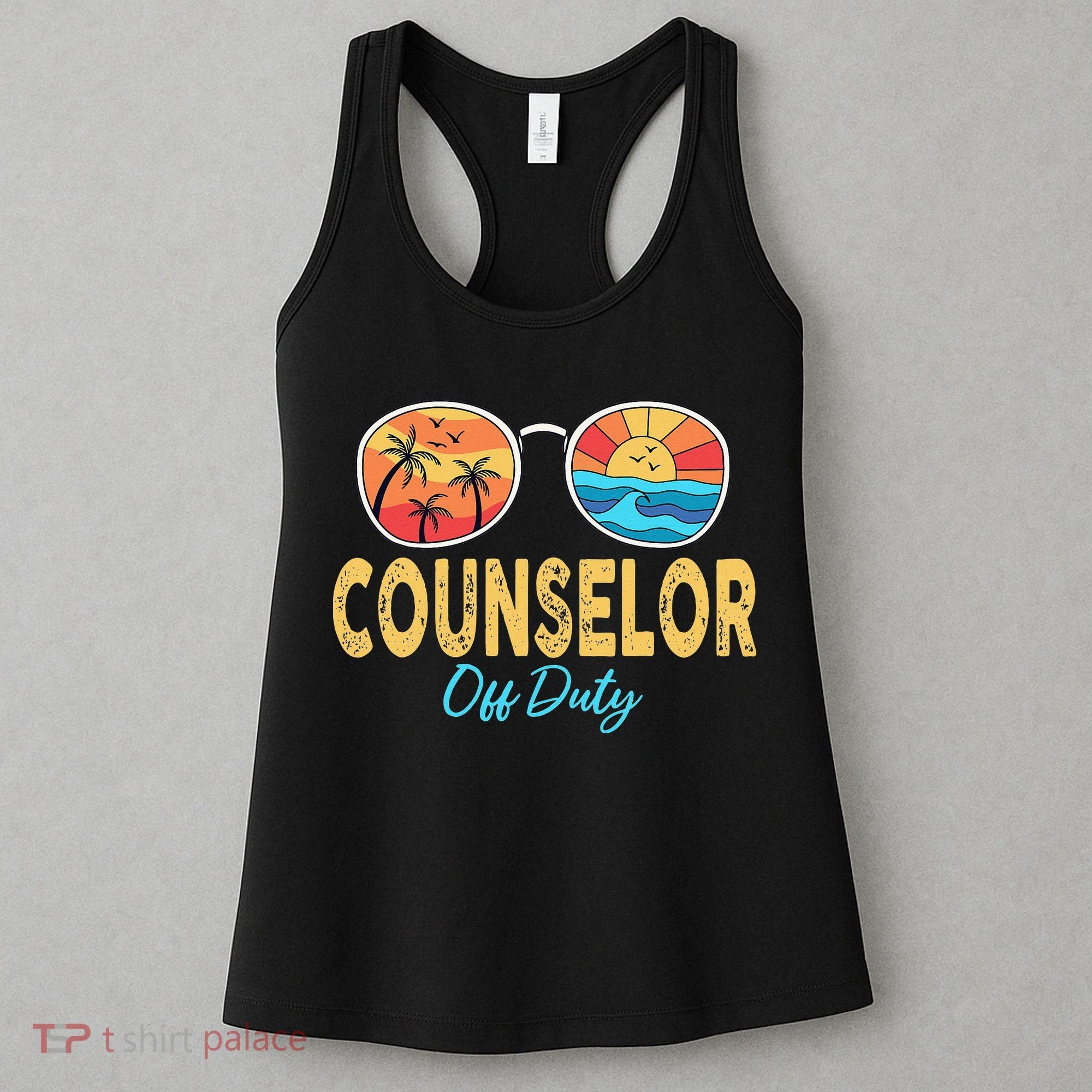 Counselor Off Duty Happy Last Day Of School Summer Women's Tank Top