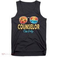 Counselor Off Duty Happy Last Day Of School Summer Tank Top thumb 0