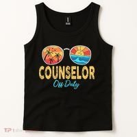 Counselor Off Duty Happy Last Day Of School Summer Tank Top thumb 2