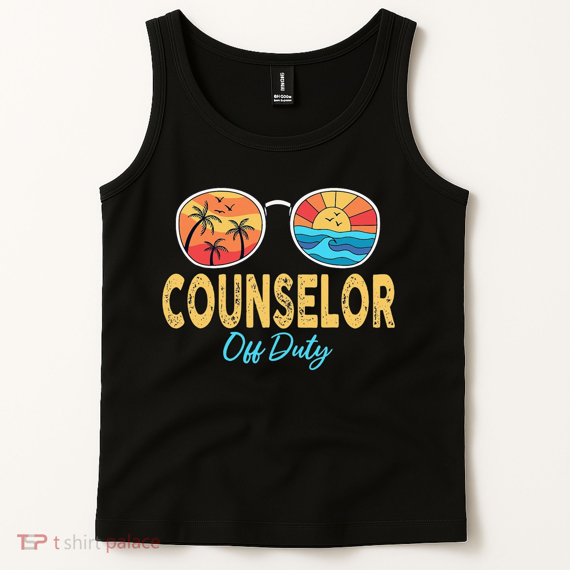Counselor Off Duty Happy Last Day Of School Summer Tank Top
