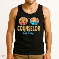 Counselor Off Duty Happy Last Day Of School Summer Tank Top thumb 3
