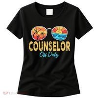 Counselor Off Duty Happy Last Day Of School Summer Women's T-Shirt thumb 0