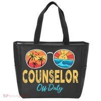 Counselor Off Duty Happy Last Day Of School Summer Tote Bag thumb 0