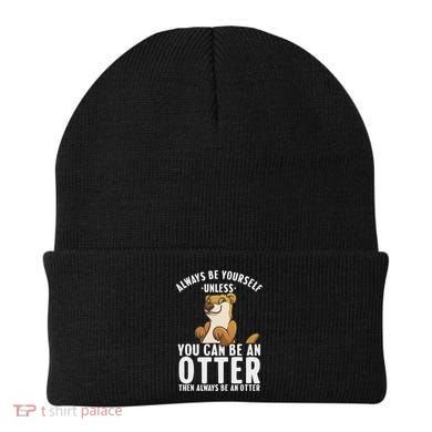 Cute Otter Design For Women Sea River Otter Wild Animal Beanie