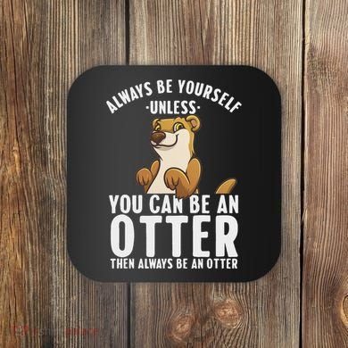 Cute Otter Design For Women Sea River Otter Wild Animal Coaster