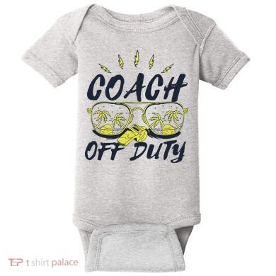 Coach Off Duty Summer Vacation Baby Bodysuit