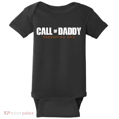Call Of Daddy Parenting Ops Dad Baby Bodysuit