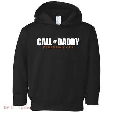 Call Of Daddy Parenting Ops Dad Toddler Hoodie