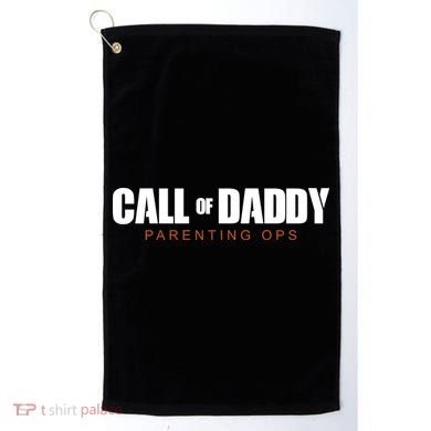 Call Of Daddy Parenting Ops Dad Golf Towel