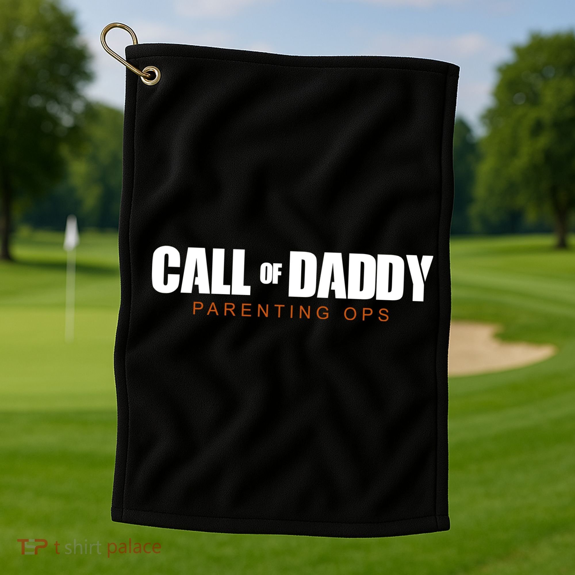 Call Of Daddy Parenting Ops Dad Golf Towel
