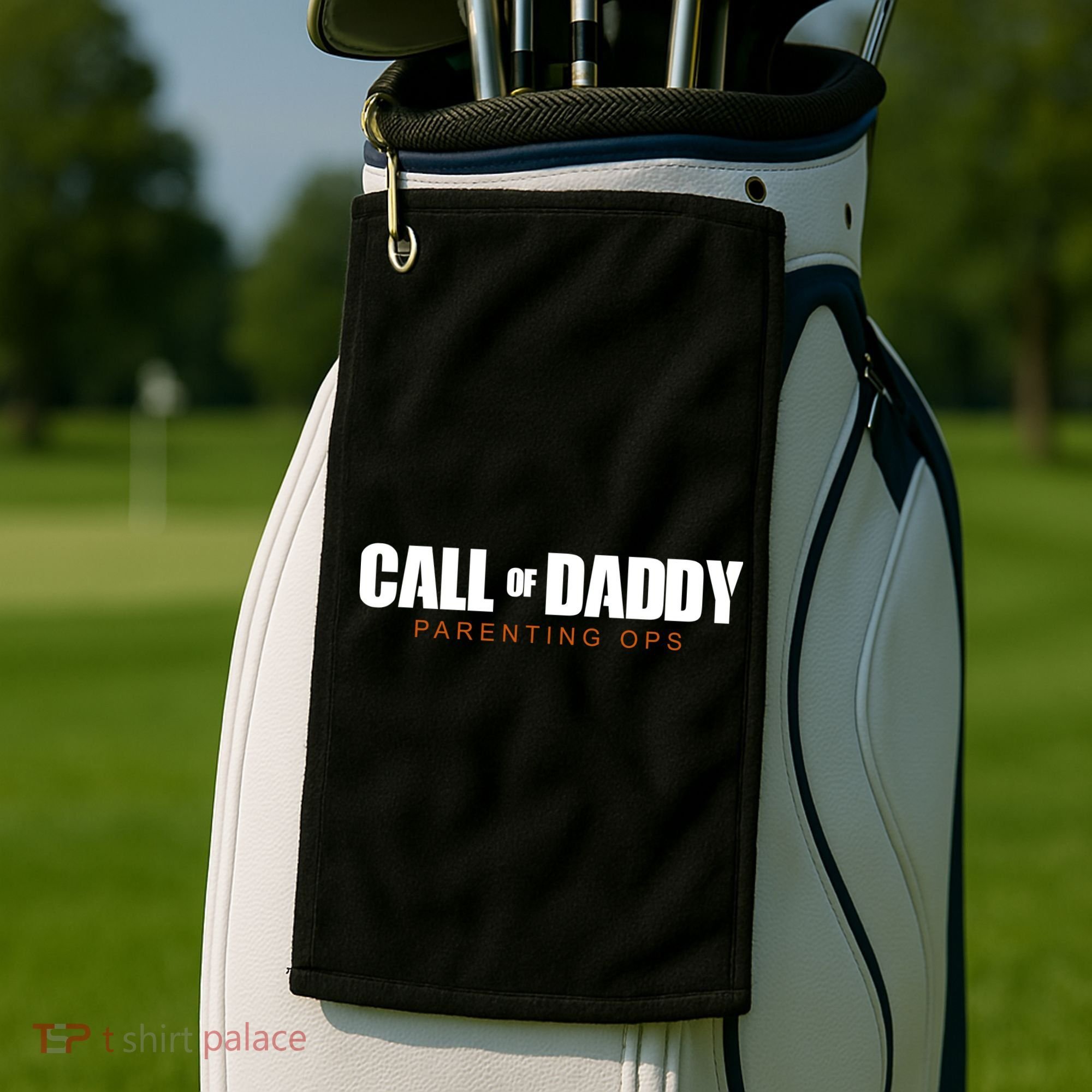 Call Of Daddy Parenting Ops Dad Golf Towel