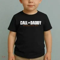 Call Of Daddy Parenting Ops Dad Toddler T-Shirt thumb 2
