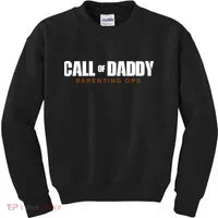 Call Of Daddy Parenting Ops Dad Kids Sweatshirt thumb 0