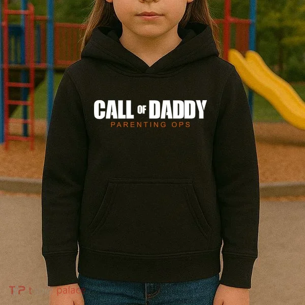 Call Of Daddy Parenting Ops Dad Kids Hoodie