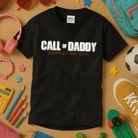 Call Of Daddy Parenting Ops Dad Kids T-Shirt thumb 3