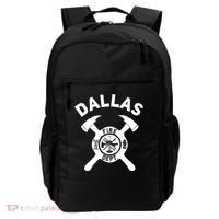 City Of Dallas Fire Departt Texas Firefighter Gift Backpack thumb 0