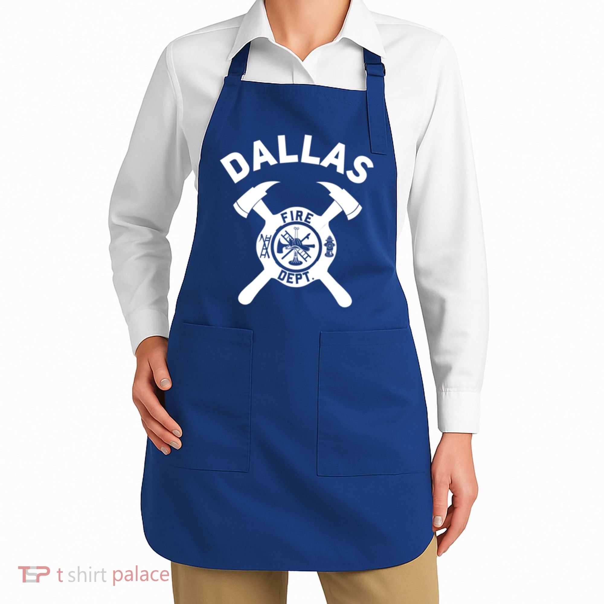 City Of Dallas Fire Departt Texas Firefighter Gift Apron