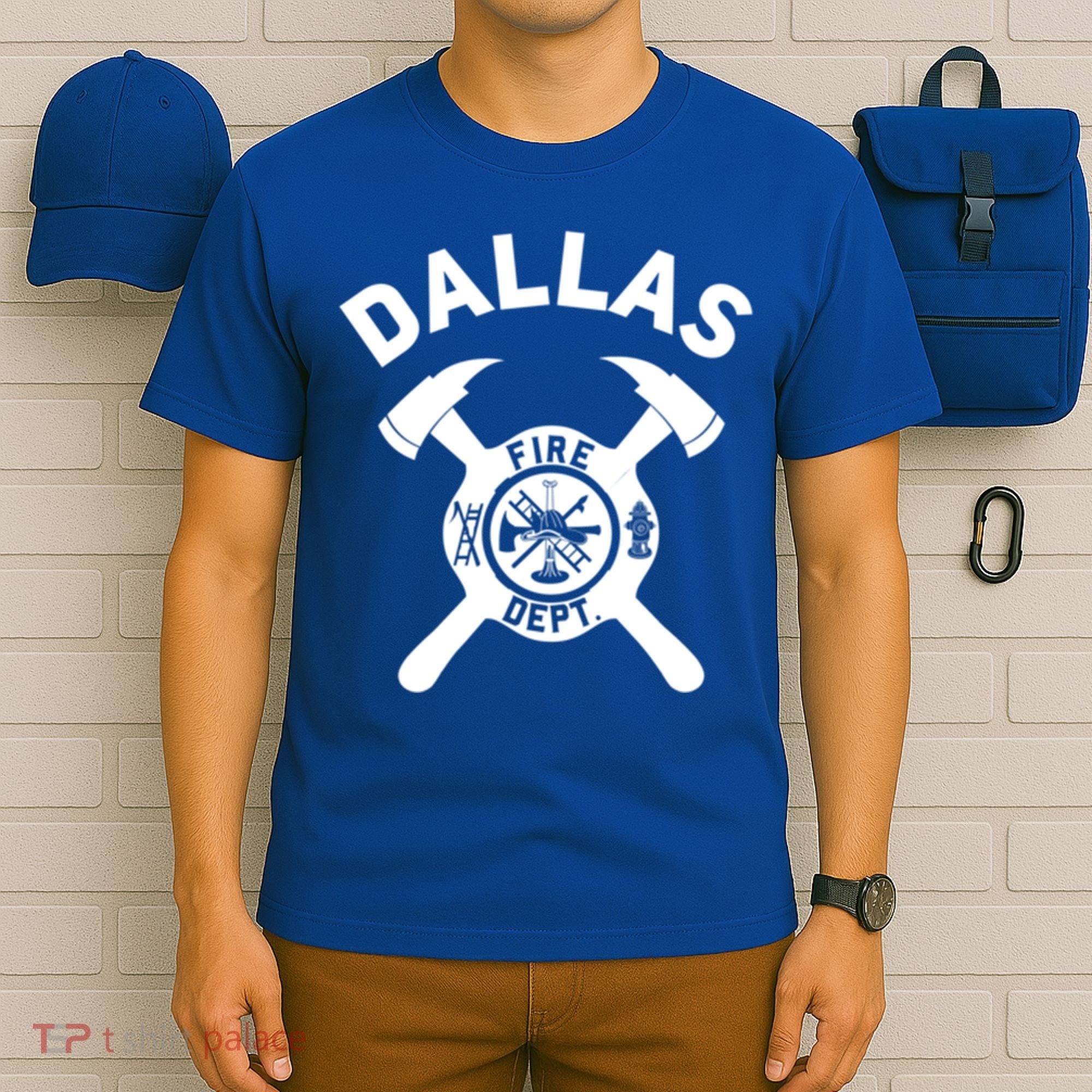 City Of Dallas Fire Departt Texas Firefighter Gift T-Shirt