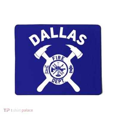 City Of Dallas Fire Departt Texas Firefighter Gift Mousepad