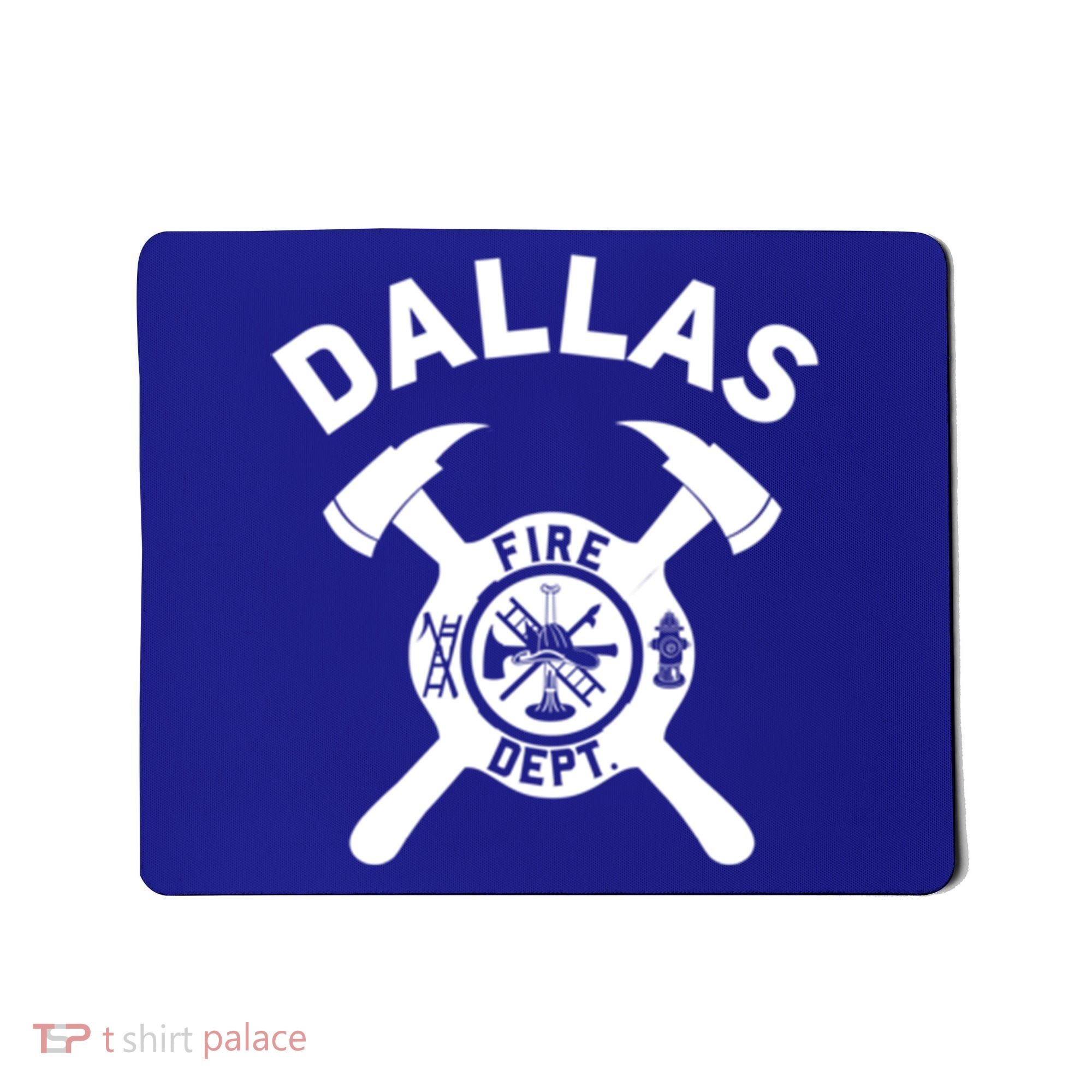 City Of Dallas Fire Departt Texas Firefighter Gift Mousepad
