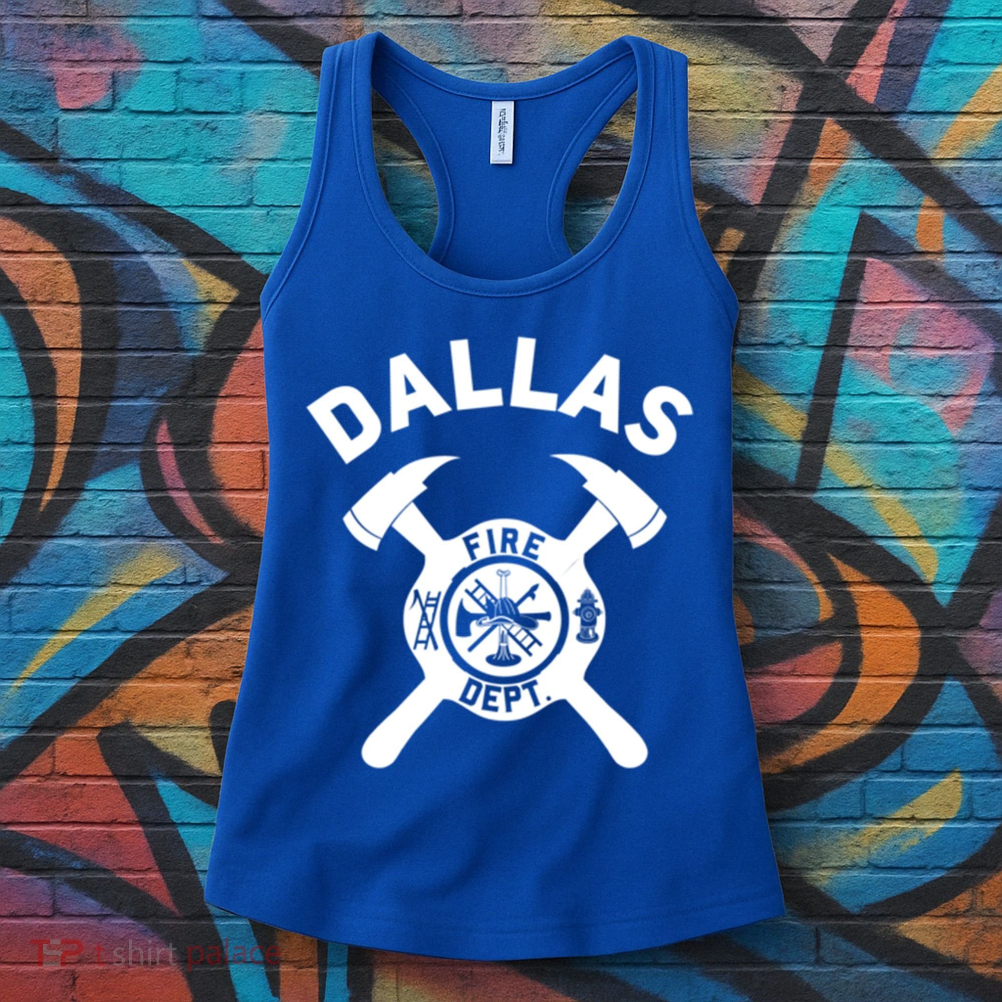 City Of Dallas Fire Departt Texas Firefighter Gift Women's Tank Top