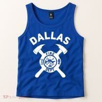 City Of Dallas Fire Departt Texas Firefighter Gift Tank Top thumb 2