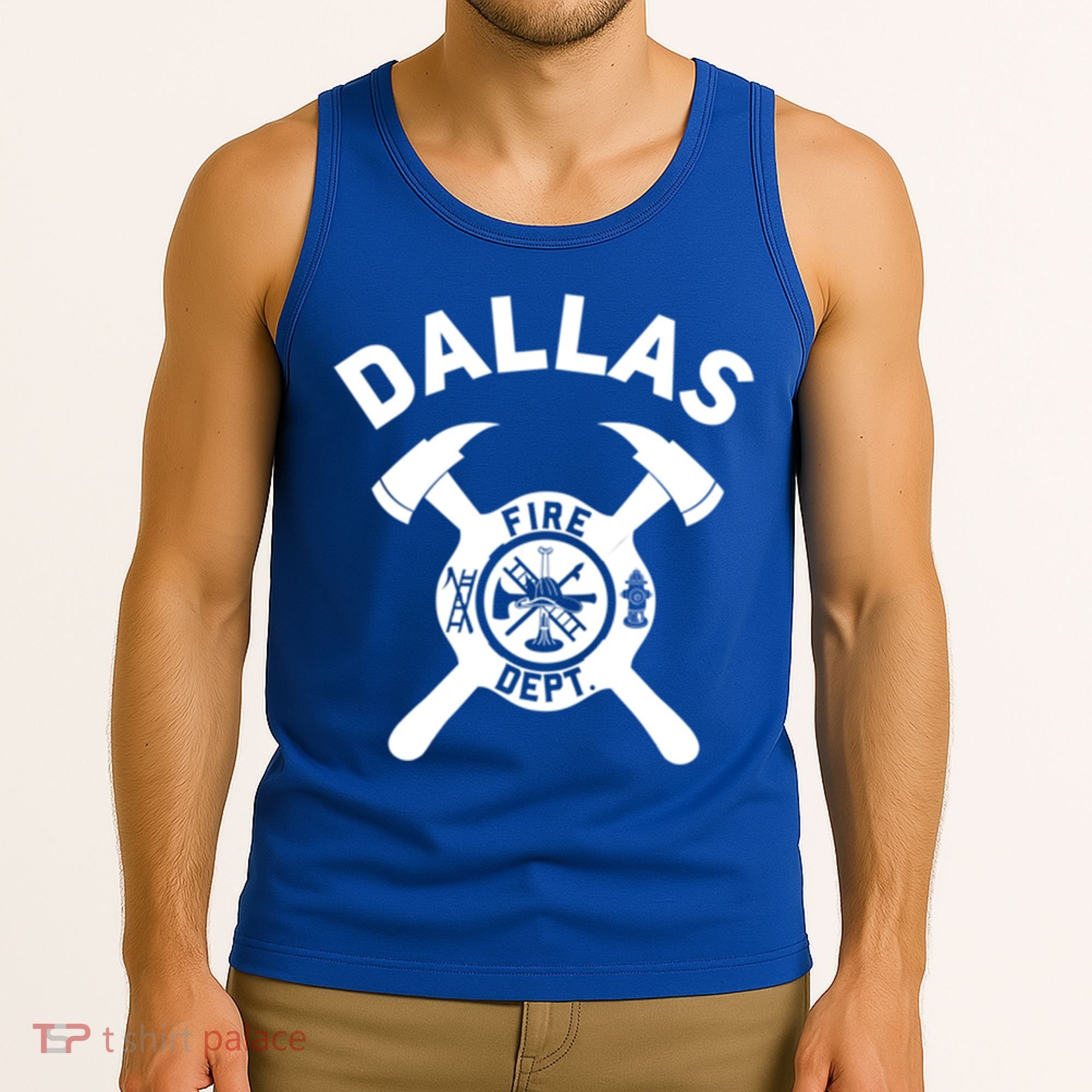City Of Dallas Fire Departt Texas Firefighter Gift Tank Top