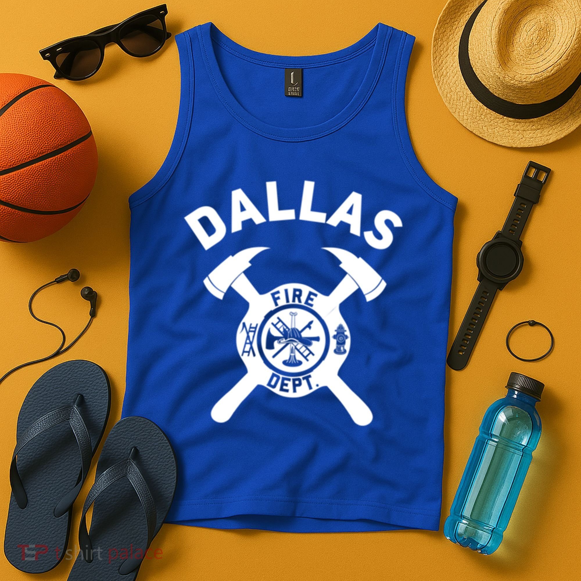 City Of Dallas Fire Departt Texas Firefighter Gift Tank Top