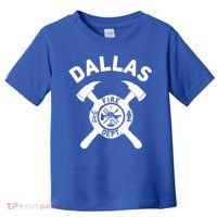City Of Dallas Fire Departt Texas Firefighter Gift Toddler T-Shirt thumb 0