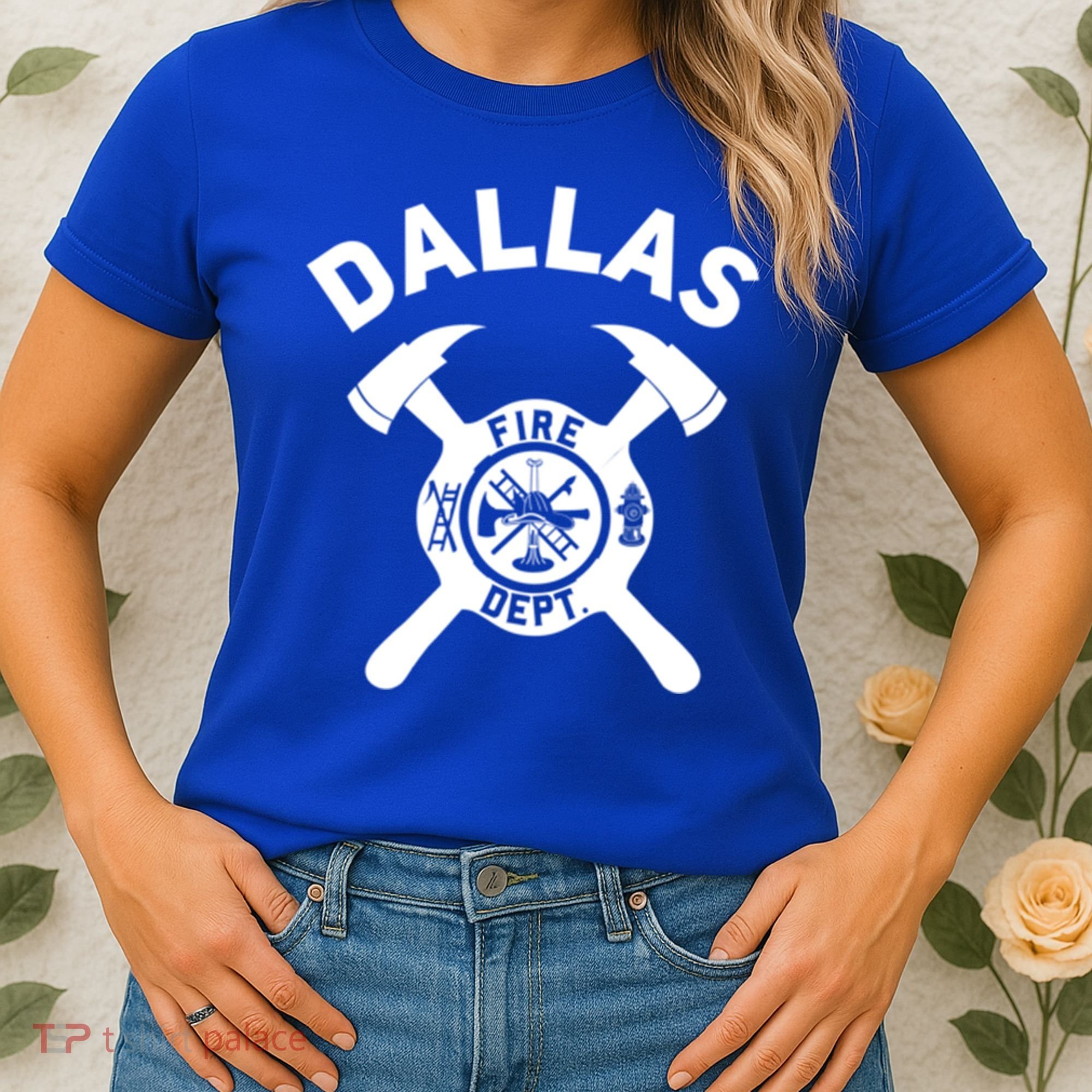 City Of Dallas Fire Departt Texas Firefighter Gift Women's T-Shirt