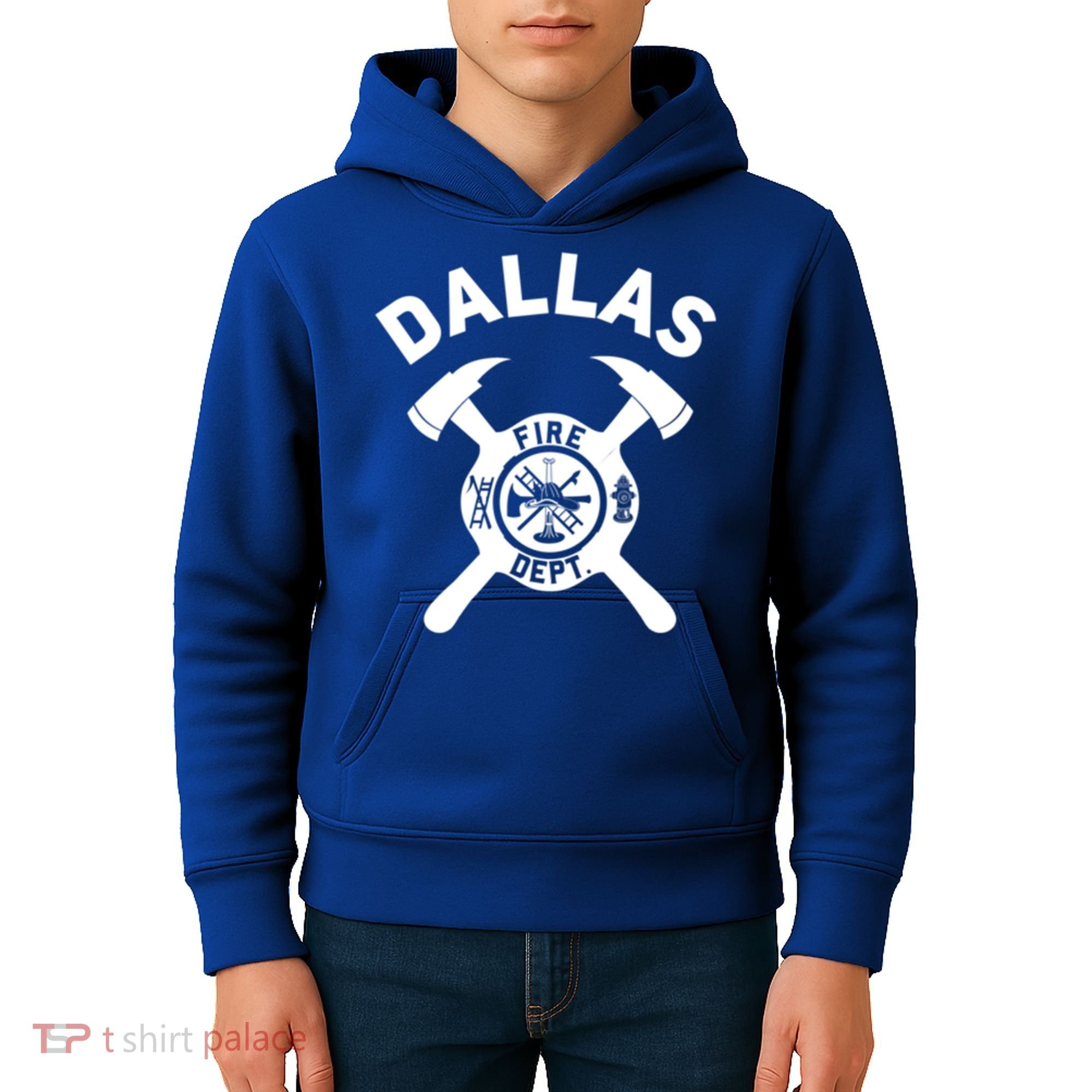 City Of Dallas Fire Departt Texas Firefighter Gift Kids Hoodie