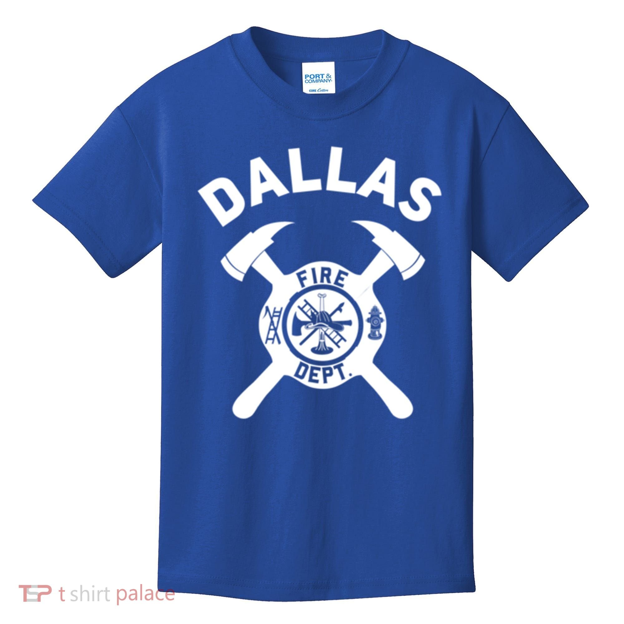 City Of Dallas Fire Departt Texas Firefighter Gift Kids T-Shirt