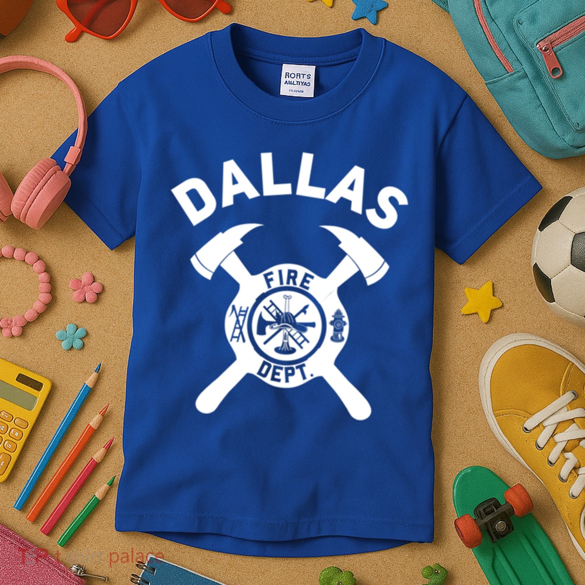 City Of Dallas Fire Departt Texas Firefighter Gift Kids T-Shirt