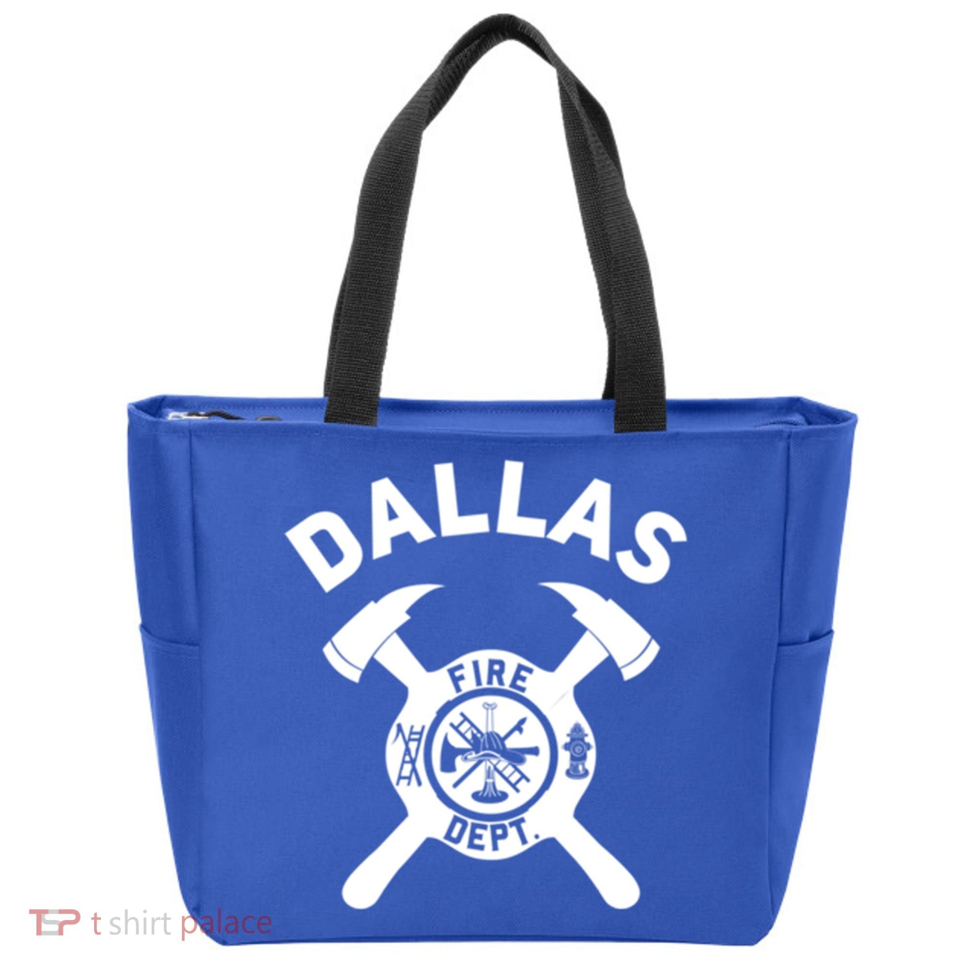 City Of Dallas Fire Departt Texas Firefighter Gift Tote Bag