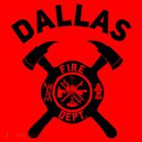 City Of Dallas Fire Departt Texas Firefighter Gift Santa Hat thumb 1