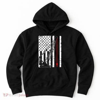 Crane Operator Design Us Heavy Equipment Crane Lover Hoodie