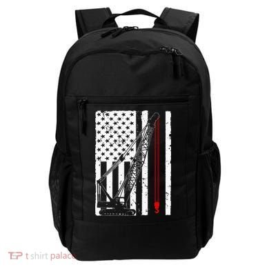 Crane Operator Design Us Heavy Equipment Crane Lover Backpack